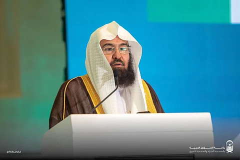 رئيس الشؤون الدينية للمسجد الحرام والمسجد النبوي عبدالرحمن السديس