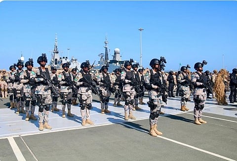 "الموج الأحمر 7".. حرس الحدود يشارك في تمرين مختلط لتعزيز الأمن البحري