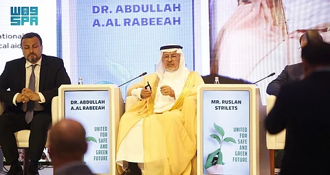 "الربيعة" يدعو إلى تعزيز المسؤولية الدولية على صعيد إزالة الألغام حول العالم