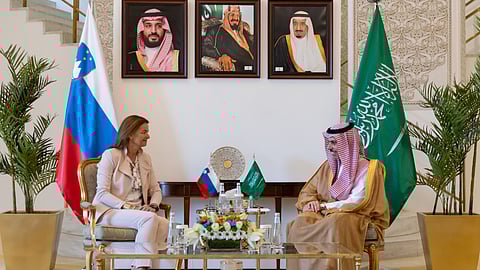 وزير الخارجية يستقبل نائبة رئيس وزراء سلوفينيا ويبحثان علاقات التعاون