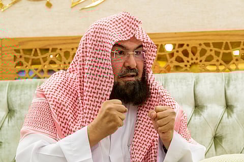 رئيس الشؤون الدينية بالمسجد الحرام والمسجد النبوي الشيخ الدكتور عبدالرحمن السديس