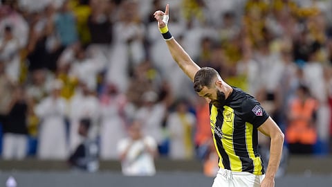 كريم بنزيما لاعب الاتحاد