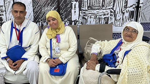 الحاجة المغربية مغامر السعدية تشملها مبادرة طريق مكة لأداء مناسك الحج