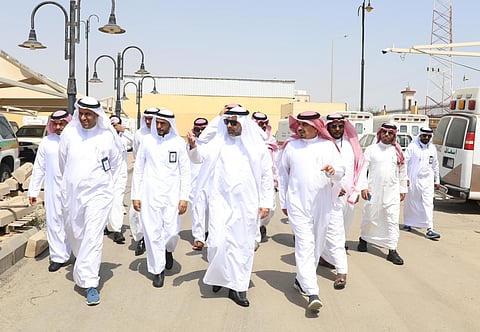 وزير الصحة فهد الجلاجل يزور عددًا من المشروعات الصحية الجديدة بالقنفذة