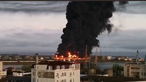 حريق في سيفاستوبول "أرشيفية"