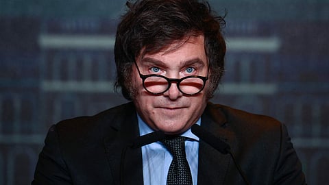 الرئيس الأرجنتيني خافيير مايلي