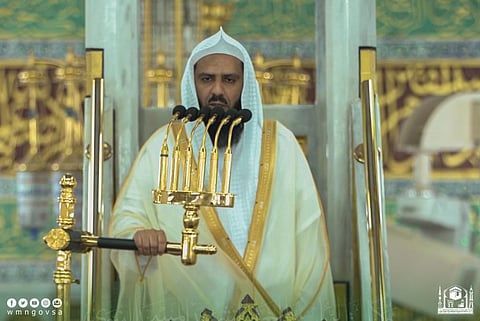 إمام وخطيب المسجد النبوي خالد المهنا