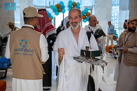 عددهم مئة وثلاثون حاجًّا.. وصول الفوج الأول من حجاج إيطاليا إلى مكة المكرمة