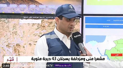 الطقس في المشاعر.. عقيل العقيل: "عرفات" تسجل 48 درجة ومنى 46 درجة