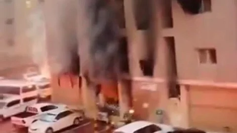 الكويت.. حريق الفجر بمبنى مكوّن من ٦ طوابق يخلف ٣٥ وفاة وإصابات بليغة