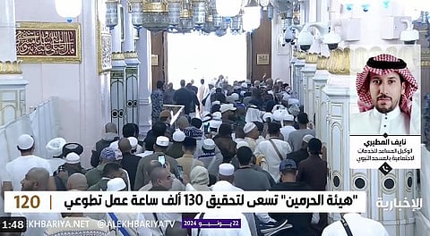 "المطيري": أكثر من 50 خدمة للحجاج بالمسجد النبوي أبرزها "الابن البار"