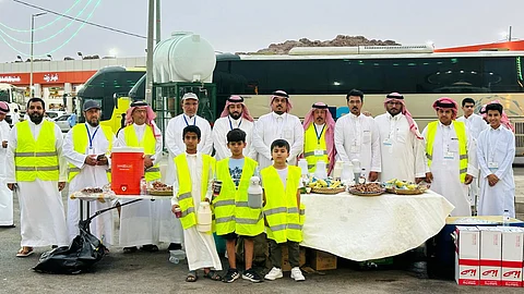 "تنمية مزعل" تشارك بخمسين متطوعًا في مركز خدمة ضيوف الرحمن بالقويعية