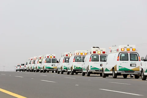 31 قافلة إسعافية تحمل 18 حاجًّا من 12 دولة تصل بعد قليل من المدينة إلى "المشاعر"