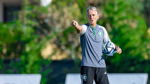 للحديث عن لقاء الأردن.. مدرب الأخضر "مانشيني" يواجه الإعلام