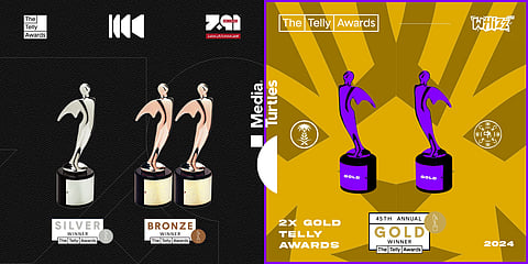 إنجاز كبير.. MEDIA TURTLES تحصد 5 جوائز بالنسخة 45 من Telly Awards السنوية العالمية