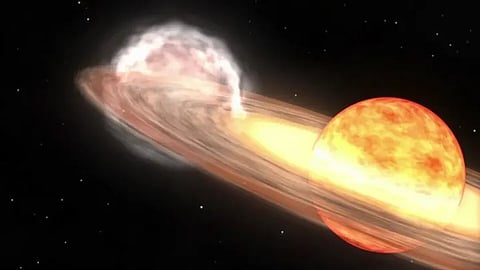 في حجم الشمس.. انفجار وشيك لنجم ميت يبعد عن الأرض 3000 سنة ضوئية
