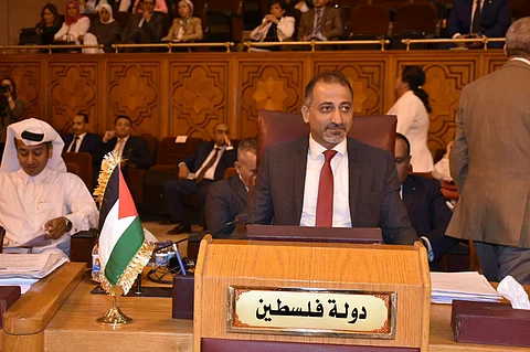 المندوب الدائم لدولة فلسطين لدى جامعة الدول العربية السفير مهند العكلوك