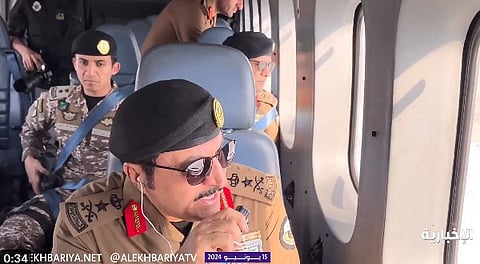 فيديو.. "مدير الأمن العام" في جولة جوية على مشعر عرفات للوقوف على الجاهزية