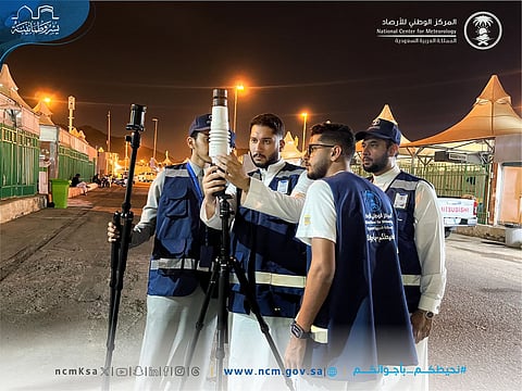 "الأرصاد" يطلق دراسات ميدانية لحماية الحجاج من الإجهاد الحراري وضربات الشمس