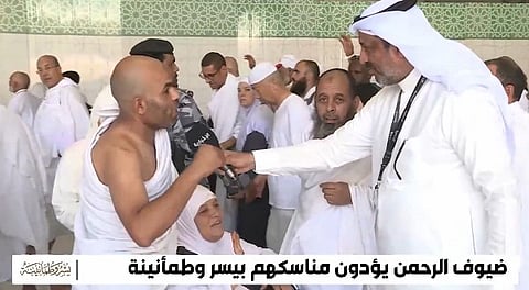 "مجهود فوق الوصف".. حاجّ مصري يعبّر عن سعادته بما تقدمه المملكة لضيوف الرحمن