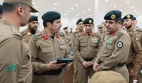 الفريق "البسامي" يتفقد قوات أمن الحج والجهات العسكرية المساندة المشاركة في خدمة الحجاج