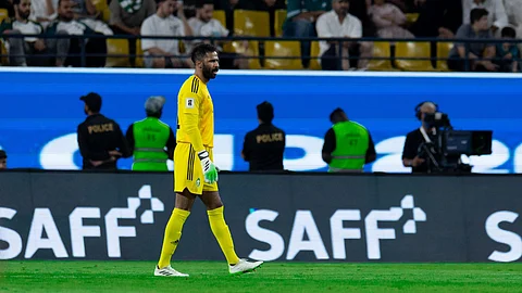 محمد العويس حارس مرمى المنتخب السعودي