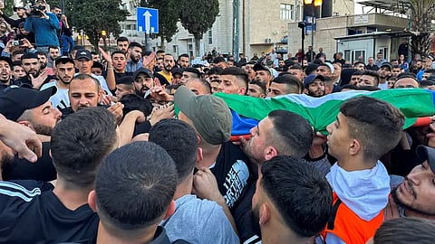 تشيع شاب قتلي برصاص إسرائيلي في رام الله "أرشيفية"