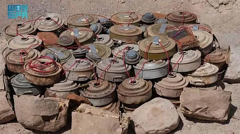 مواصلاً إنقاذ الأرواح.. "مسام" ينتزع 882 لغمًا في اليمن خلال أسبوع