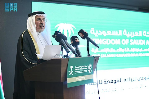 المشرف العام على مركز الملك سلمان للإغاثة والأعمال الإنسانية عبدالله بن عبدالعزيز الربيعة