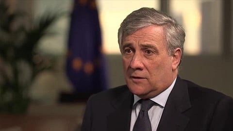 أنطونيو تاياني وزير الخارجية الإيطالي