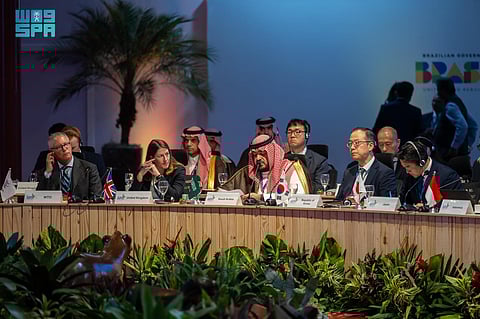 من "وزاري G20".. "الإبراهيم" ينوّه بإعلان ولي العهد عن تأسيس "منظمة عالمية للمياه"