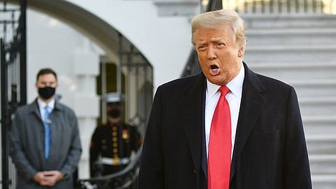 الرئيس الأمريكي السابق دونالد ترامب