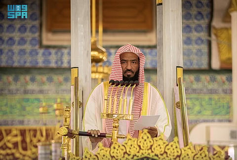 إمام وخطيب المسجد النبوي الشيخ الدكتور عبدالله بن عبدالرحمن البعيجان