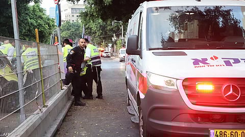 سيارة إسعاف في تل أبيب