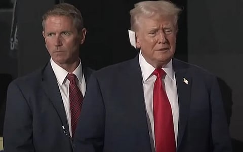 أول ظهور علني لدونالد ترامب بعد محاولة الاغتيال