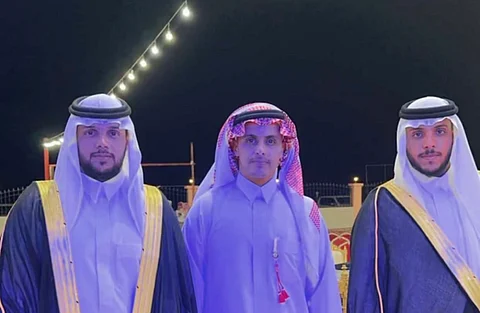 "سعد" و"سلطان" يحتفلان بزواجهما في الليث