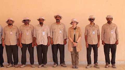 خبراء "الحياة الفطرية" و"الأمم المتحدة" يتفقدون محمية عروق بني معارض