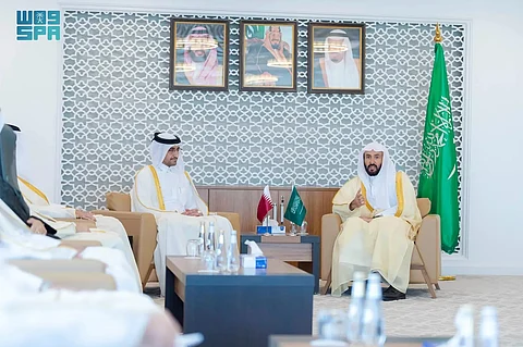 وزير العدل يبحث مع نظيره القطري سبل تعزيز التعاون المشترك