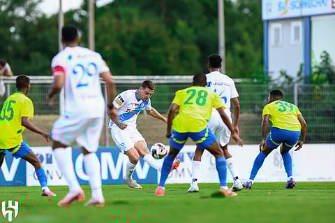 الهلال يخسر ودية صن داونز الجنوب إفريقي في ثالث تجاربه بمعسكره الخارجي بالنمسا