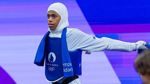 لاعبة التايكوندو السعودية دنيا أبوطالب