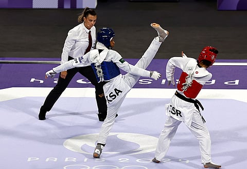 طريق "دنيا أبو طالب" لربع النهائي.. هزمت منافستها الإسرائيلية بمجموعتين