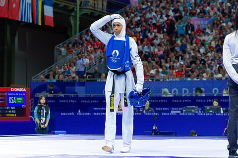 لاعبةُ التايكوندو السعودية دنيا أبو طالب