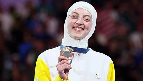 لاعبة التايكواندو البلجيكية سارة شعاري