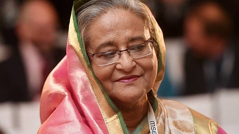 رئيسة وزراء بنجلاديش السابقة الشيخة حسينة