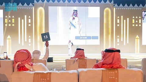بـ 109 آلاف ريال.. بيع صقرين بالليلة الثامنة لمنصة المزاد الدولي لمزارع إنتاج الصقور