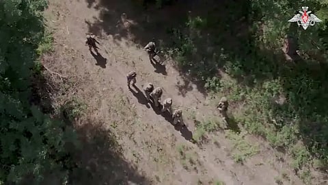 جنود أوكرانيون في كورسك الروسية