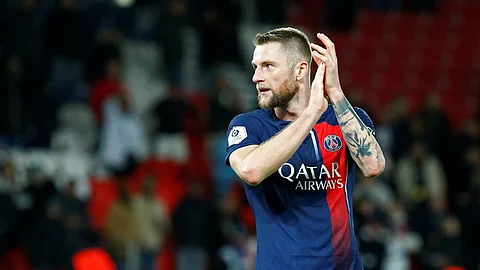 ميلان سكرينيار لاعب باريس سان جيرمان الفرنسي