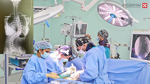 مستشفى الدكتور سليمان الحبيب بالفيحاء في جدة يُجري عملية ناجحة لتقويم "جنف" بزاوية "85" درجة