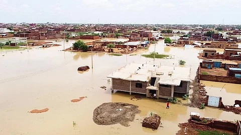 سيول تغمر قرى بكاملها في السودان