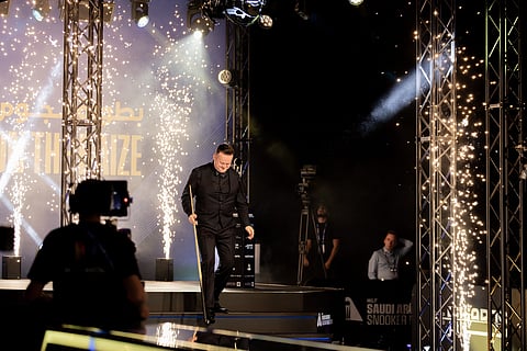 بطولة الماسترز السعودية للسنوكر: ترامب وويليامز يصلان إلى النهائي